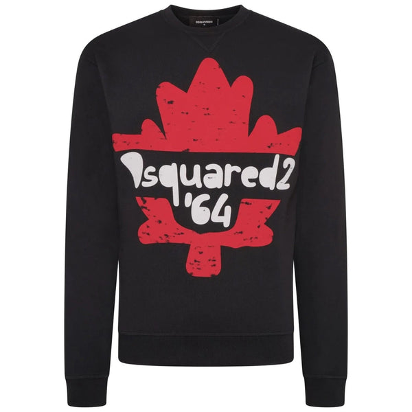 DSQUARED2 S71GU0495 S25042 900 BLACK SWEATER Mens S