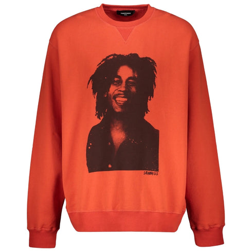 Dsquared2 Bob Marley Cool Fit Orange Sweatshirt S