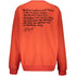 Dsquared2 Bob Marley Cool Fit Orange Sweatshirt S
