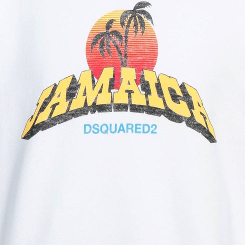 Dsquared2 Jamaica Design White Sweatshirt S