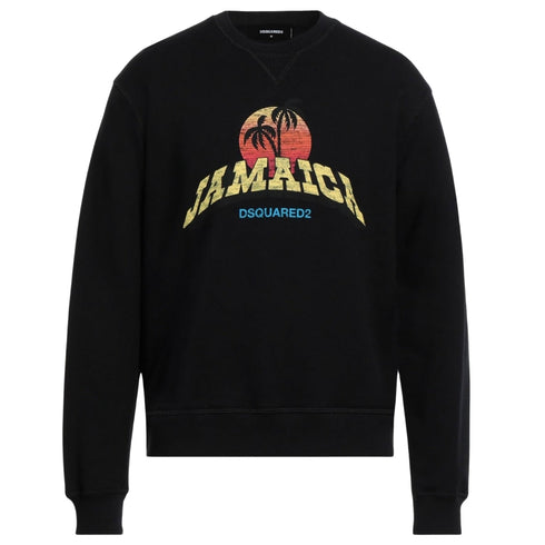 Dsquared2 Jamaica Design Black Sweatshirt M