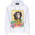 Dsquared2 Cool Fit Bob Marley Logo White Hoodie XS
