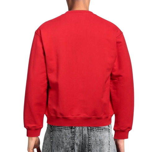 Dsquared2 Bold Maple Leaf Logo Red Sweatshirt M