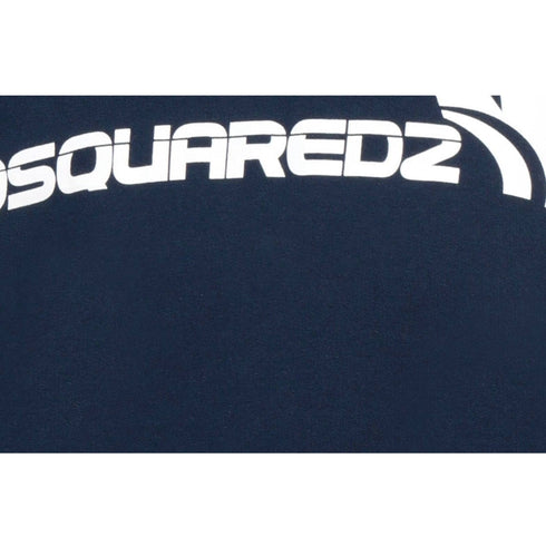 Dsquared2 S71Gu0592 478 Maple Leaf Sweatshirt Regular Fit 478 Navy Sweatshirt