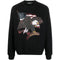 DSQUARED2 American Eagle Motif Black Crew Neck Jumper M