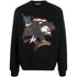 DSQUARED2 American Eagle Motif Black Crew Neck Jumper M