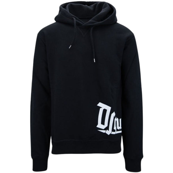 Dsquared2 Gothic Logo On Side Black Hoodie M