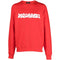 Dsquared2 Cool Fit Sketch Logo Red Crew Neck Jumper M