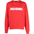 Dsquared2 Cool Fit Sketch Logo Red Crew Neck Jumper M