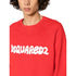 Dsquared2 Cool Fit Sketch Logo Red Crew Neck Jumper M
