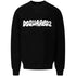 Dsquared2 Cool Fit Sketch Logo Black Crew Neck Jumper XXL