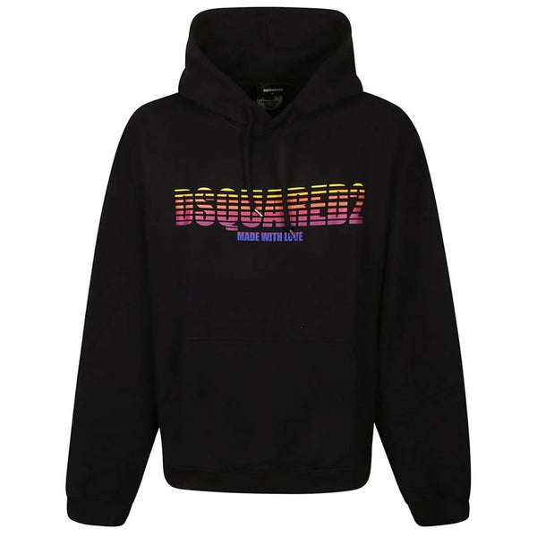 Dsquared2 Made With Love Logo Black Hoodie S