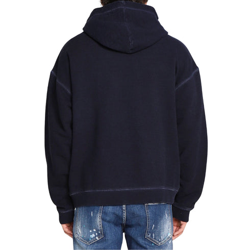 Dsquared2 S71Hg0121 S25463 Hercalina Fit 478 Blue Navy Zip Hoodie Mens - Style Centre Wholesale