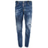 Dsquared2 Skater Jean Brown Badge Dark Blue Denim Pants W32