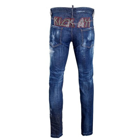 Dsquared2 Cool Guy Jean Kick Ass Blue Denim Pants W34