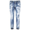 Dsquared2 Cool Guy Cropped Blue Denim Pants W30