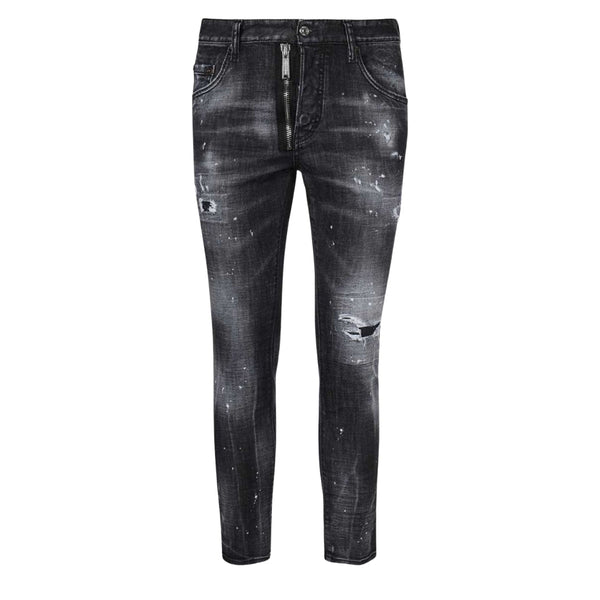 Dsquared2 Skater Jean Black Faded Denim Pants W38