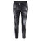 Dsquared2 Skater Jean Black Faded Denim Pants W38