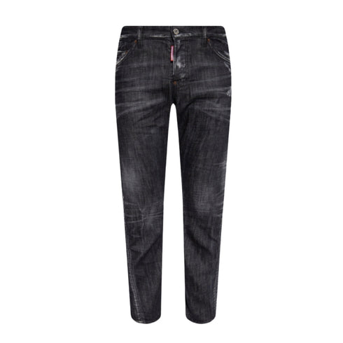 Dsquared2 Sexy Twist Jean Black Denim Pants W32