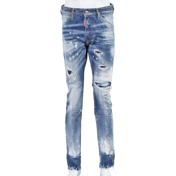 Dsquared2 Cool Guy Jean Blue Distressed Denim Pants W34