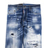 Dsquared2 Roadie Jean Blue Distressed Denim Pants W28