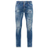 Dsquared2 Sexy Twist Jean Blue Reinforced Ripped Jeans W34 / 32L