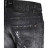 Dsquared2 Skater Jean Reinforced Ripped Black Jeans W34 / 32L