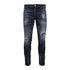 Dsquared2 Relaxed Long Crotch Reinforced Ripped Black Jeans W34 / 32L