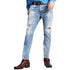 Dsquared2 Skater Jean Destroyed Look Denim Blue Jeans W28