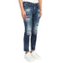 Dsquared2 Skater Jean Destroyed Reinforced Denim Blue Jeans W28