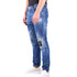 DSQUARED2 Skater Jean Destroyed Reinforced Paint Splash Effect Blue Jeans W30