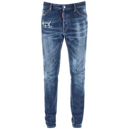 DSQUARED2 Cool Guy Jean Destroyed Look Blue Jeans W34