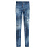Dsquared2 Cool Guy Jean Blue Reinforced Ripped Wash Jeans W34 / 32L