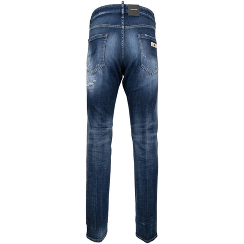 DSQUARED2 Cool Guy Jean Destroyed Worn Denim Blue Jeans W34