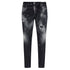 Dsquared2 Skater Jean Paint Splatter Faded Black Wash Jeans S71Lb1373 S30503 900