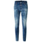 DSQUARED2 Skater Jean Faded Bleached Splash Effect Blue Jeans W34