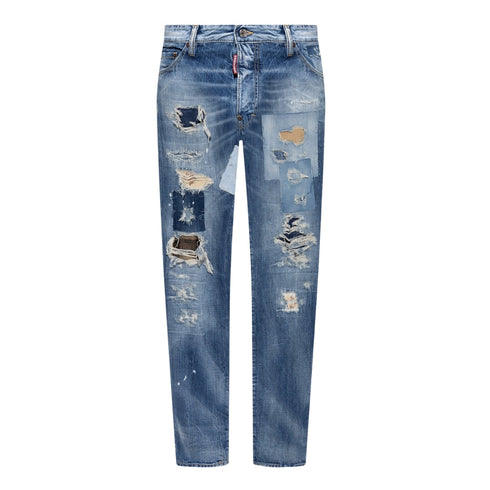 Dsquared2 Denim Cool Guy Patch Jeans Navy Blue W32