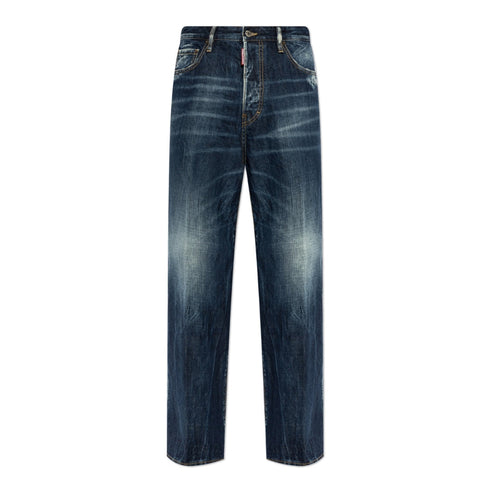 Dsquared2 Be Cool Be Nice Wash Loose Jeans Navy Blue W26