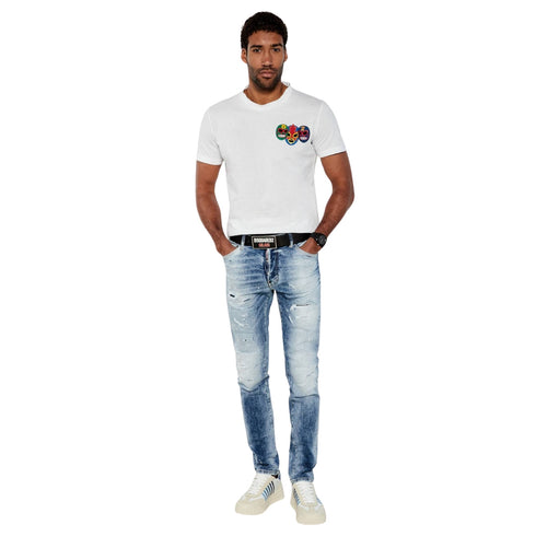 Dsquared2 Light Scarface Wash Cool Guy Jeans Navy Blue W30