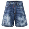 Dsquared Boxer Shorts Style Blue Denim Shorts W32
