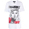 DSQUARED2 V Twin Graphic White T-Shirt L