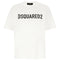 DSQUARED2 Bold Logo Loose Fit White T-Shirt XS