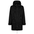 DSQUARED2 Fish Tail Long Black Parka Jacket W36