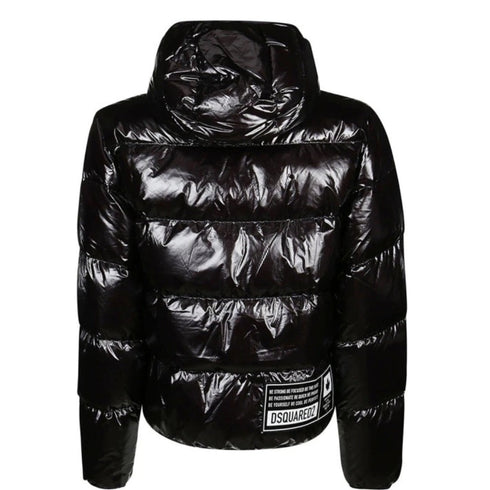 DSQUARED2 S74AM1201 S54056 DOWN JACKET 900 BLACK BLOUSON Mens 48