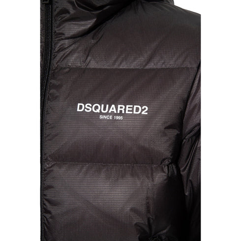 Dsquared2 S74Am1346 S76627 900 Black Down Jacket Mens