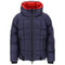 Dsquared2 Printed Logo Navy Blue Hooded Down Jacket M