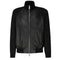 DSQUARED2 Contrast Arms Black Leather Jacket W38