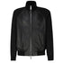 DSQUARED2 Contrast Arms Black Leather Jacket W38