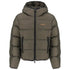 Dsquared2 Ripstop Military Green Hooded Down Jacket M
