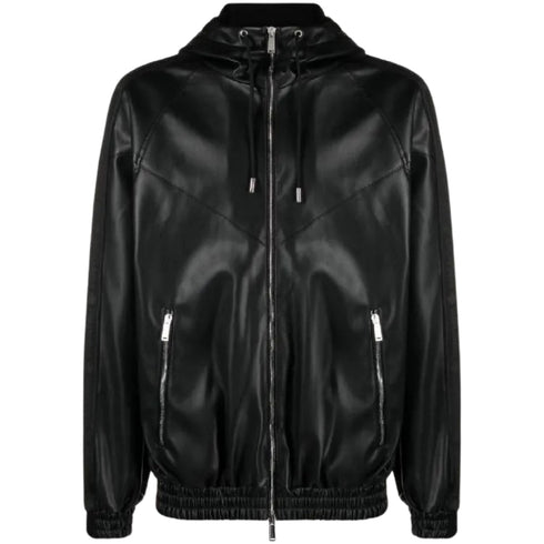 DSQUARED2 Contrast Hooded Black Jacket W32